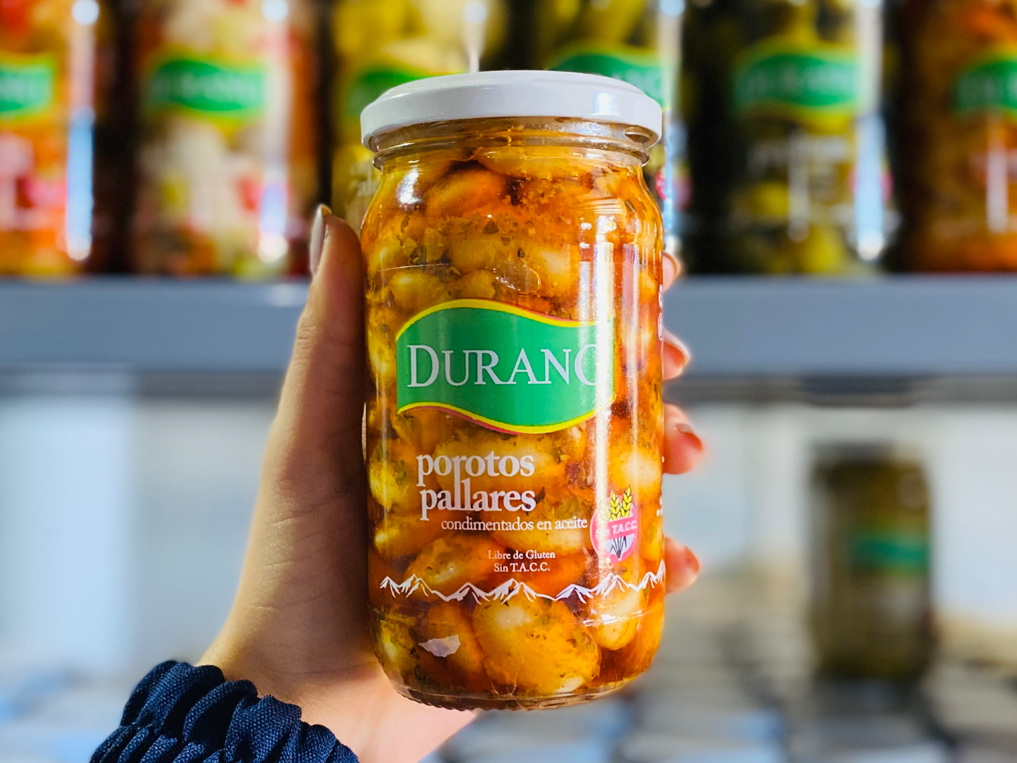 Porotos condimentados en aceite x 330 g