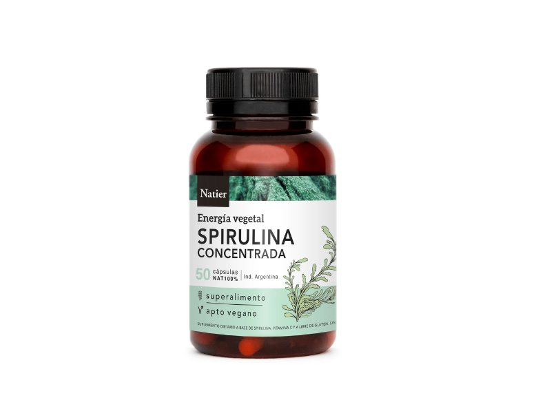 Spirulina Concentrada x 50 cap. Natier