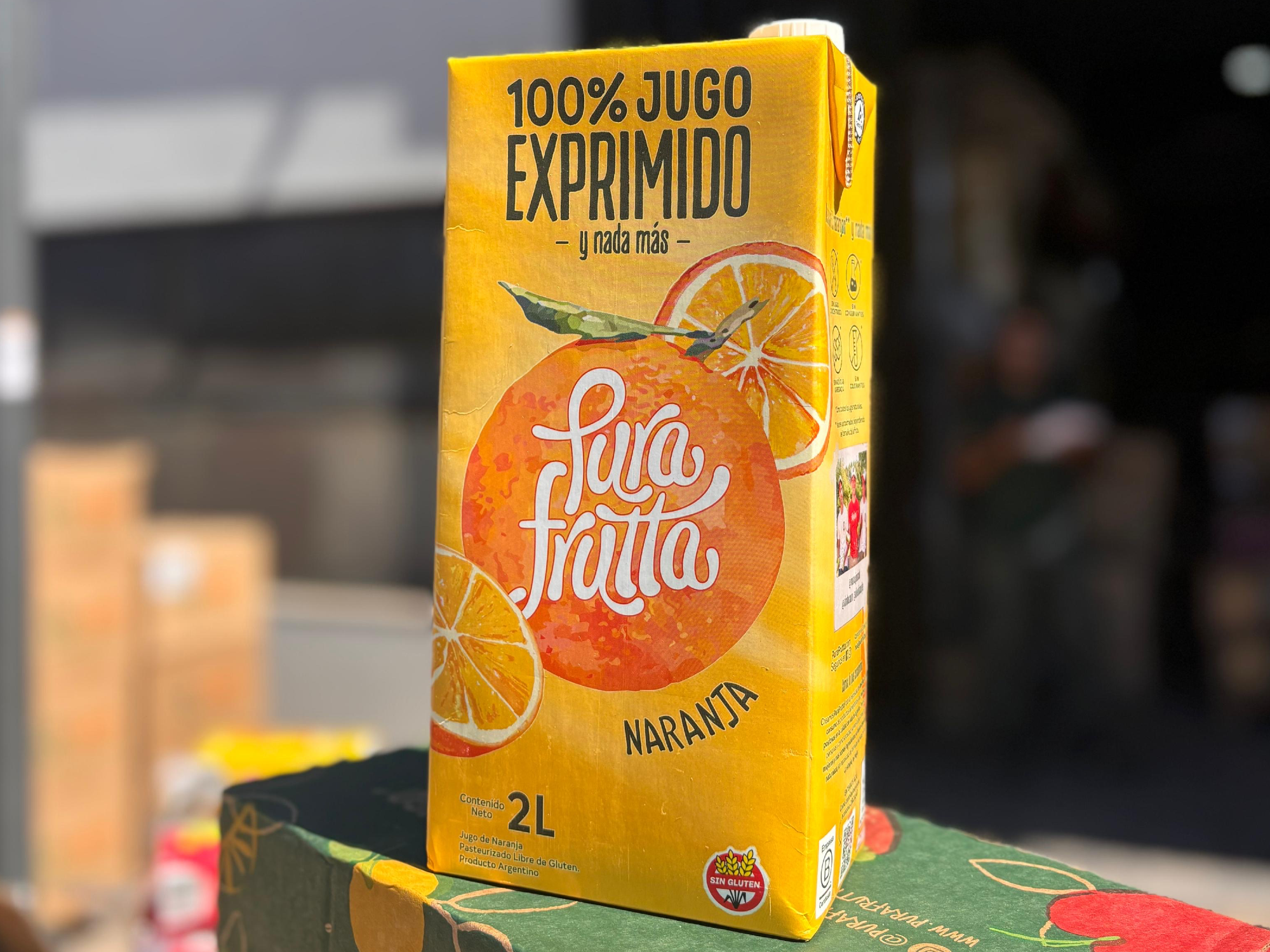 Jugo 100% Exprimido Naranja del Litoral x 2Lt - Pura frutta