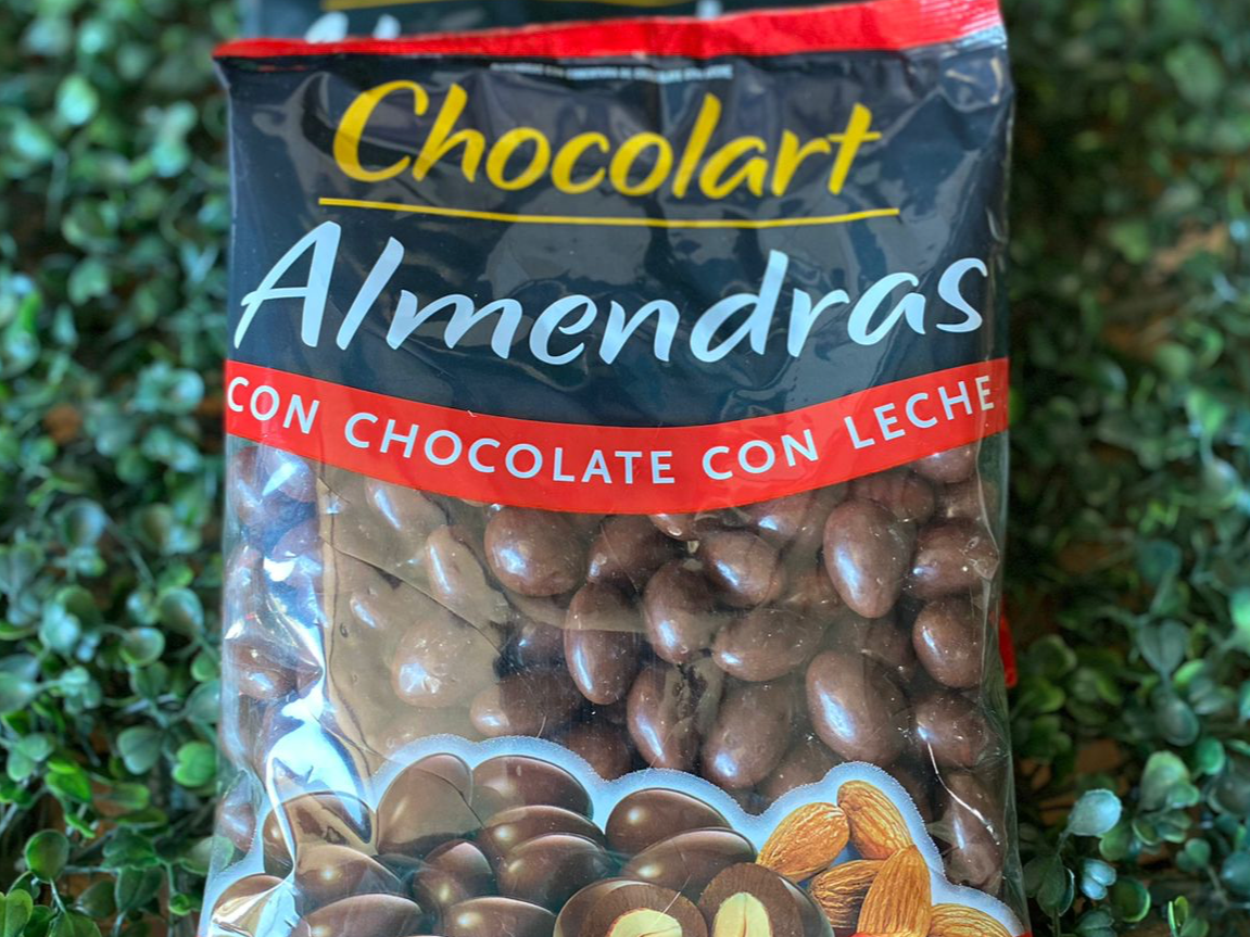 Almendras con cobertura leche x 500 gr