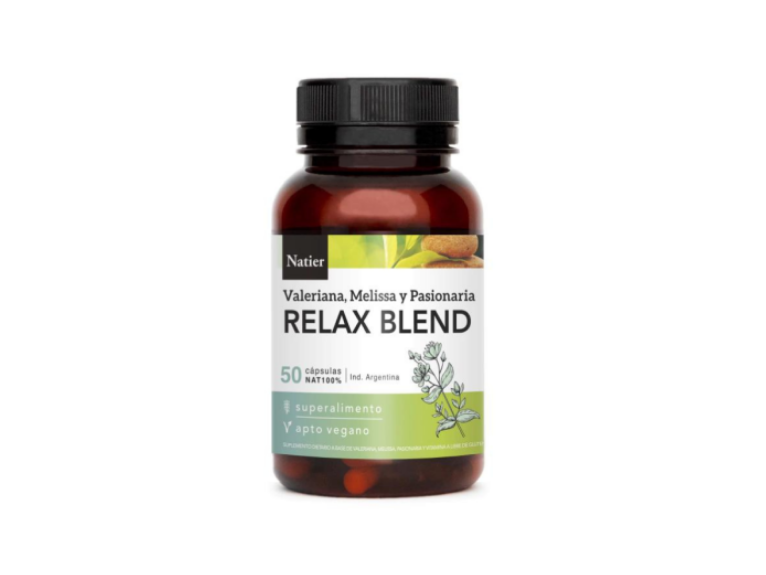 Relax Blend (Valeriana, Melissa y Pasionaria) x 50 cap. Natier