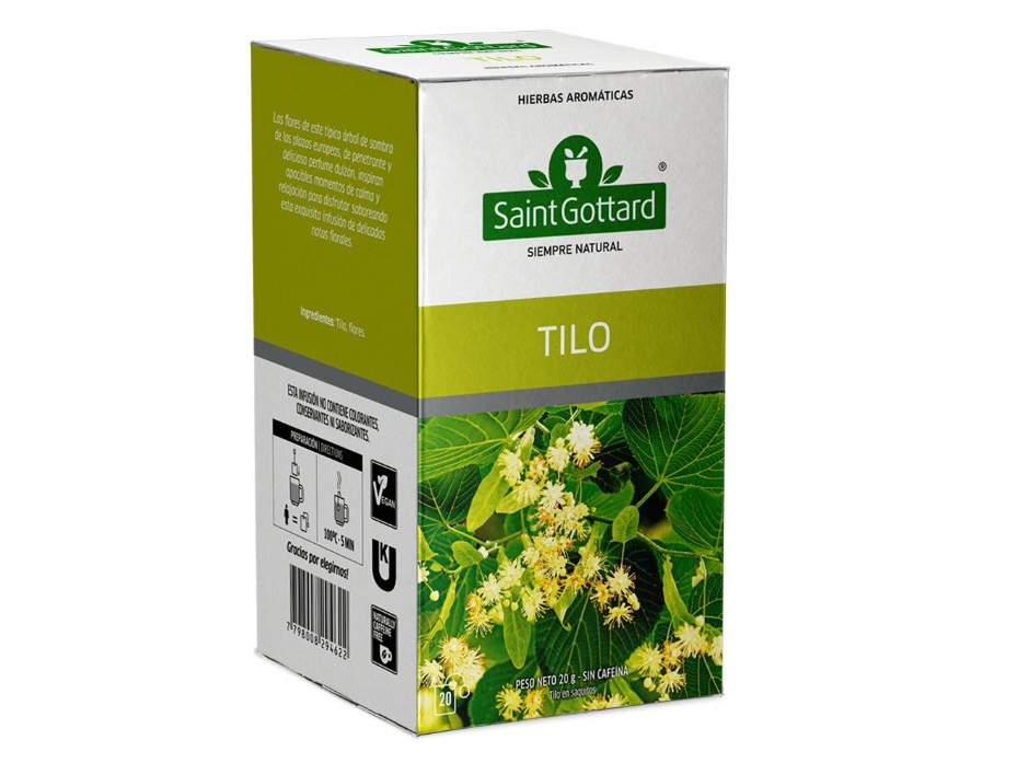 Té tilo x 20 un. - Saint Gottard