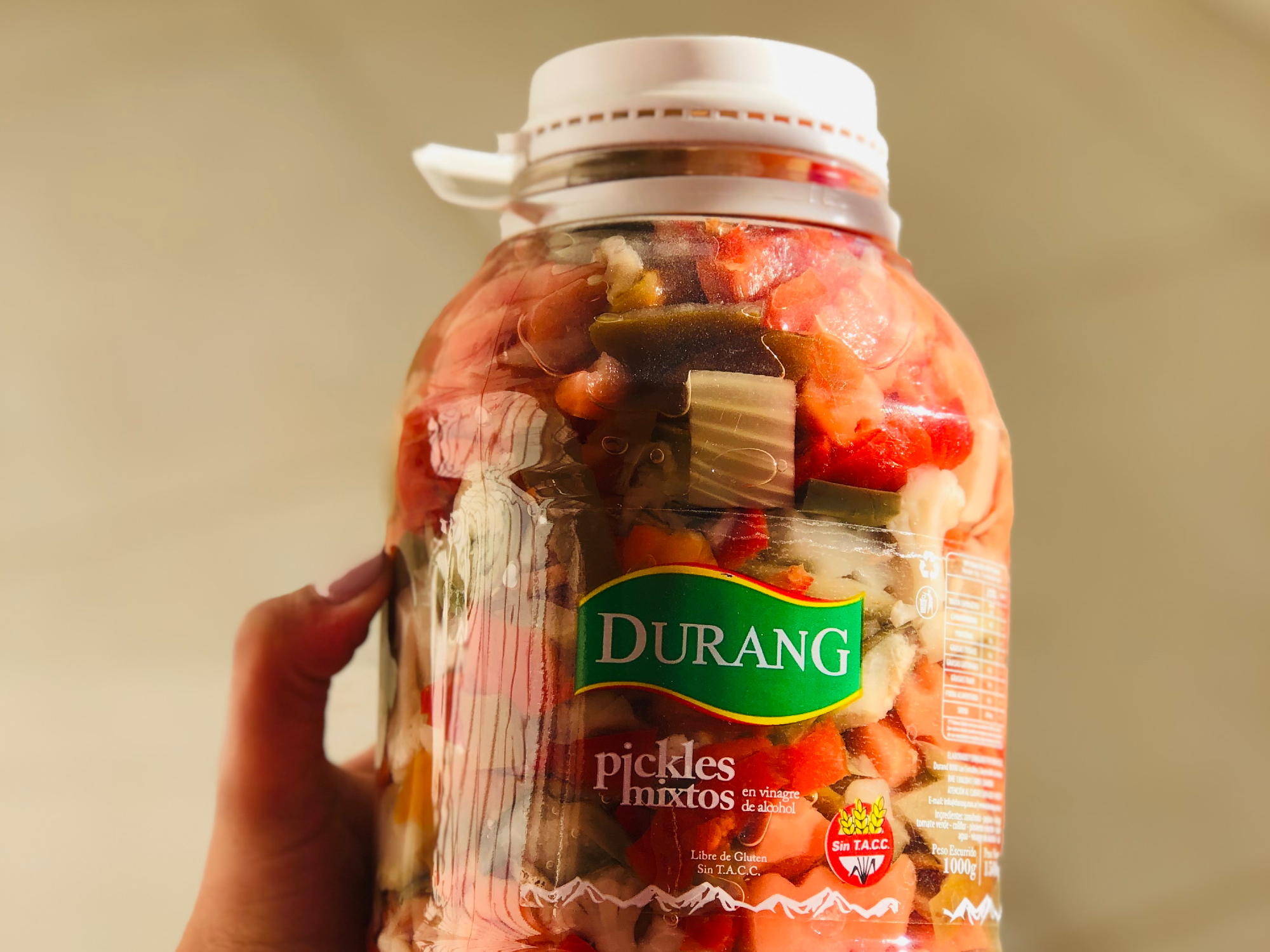 Pickles Mixtos en Vinagre Garrafa x 1,5 kg