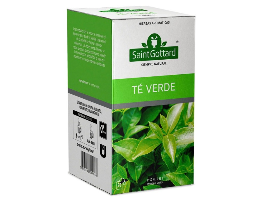 Té verde x 20 un. - Saint Gottard