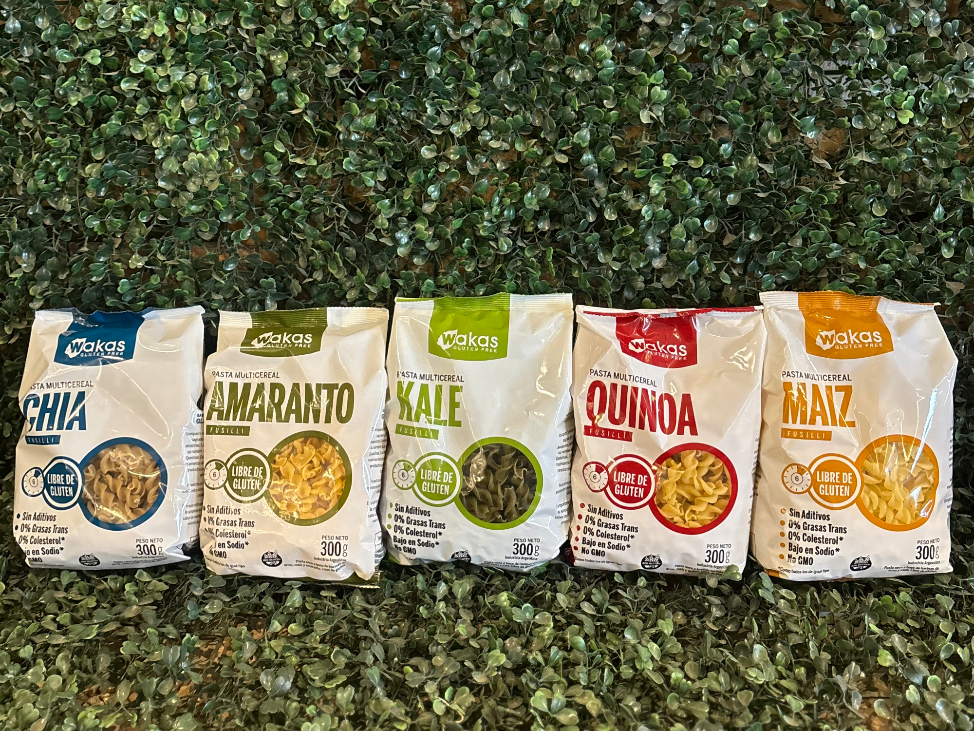 Fusilli multicereal "Wakas" x 300 gr