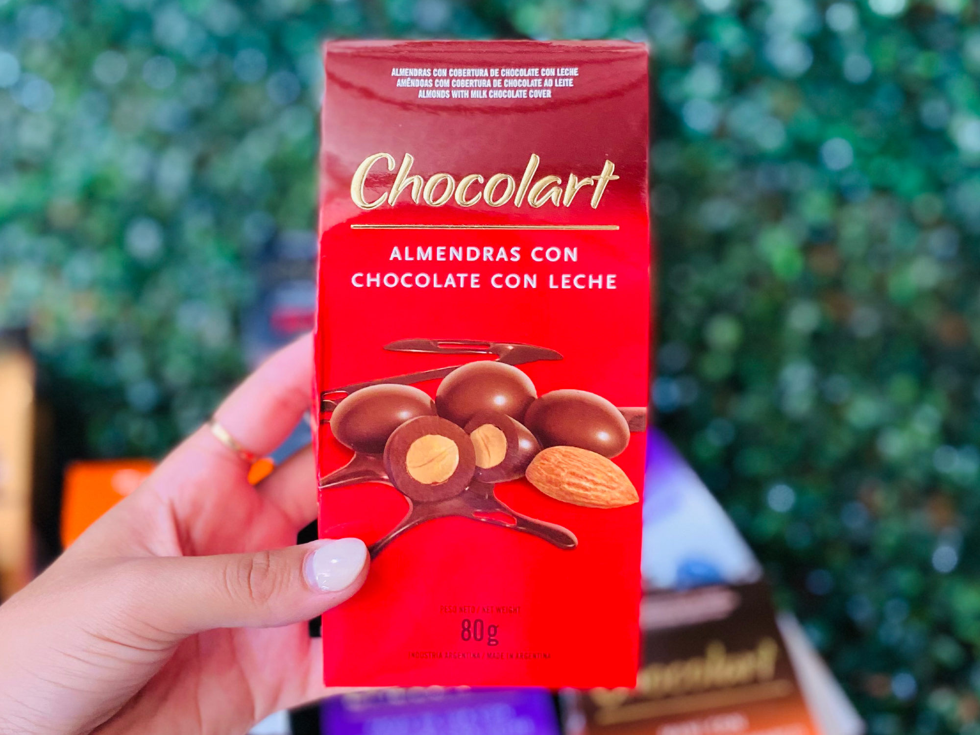 Almendras cob.Leche Estuche x 80 gr. - Chocolart