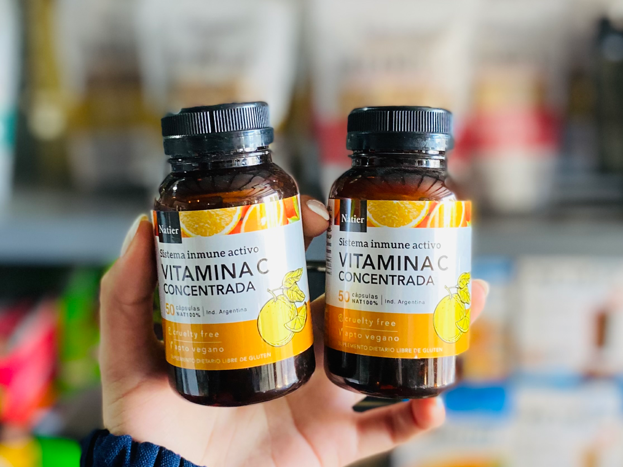 Vitamina C concentrada x 50 cápsulas
