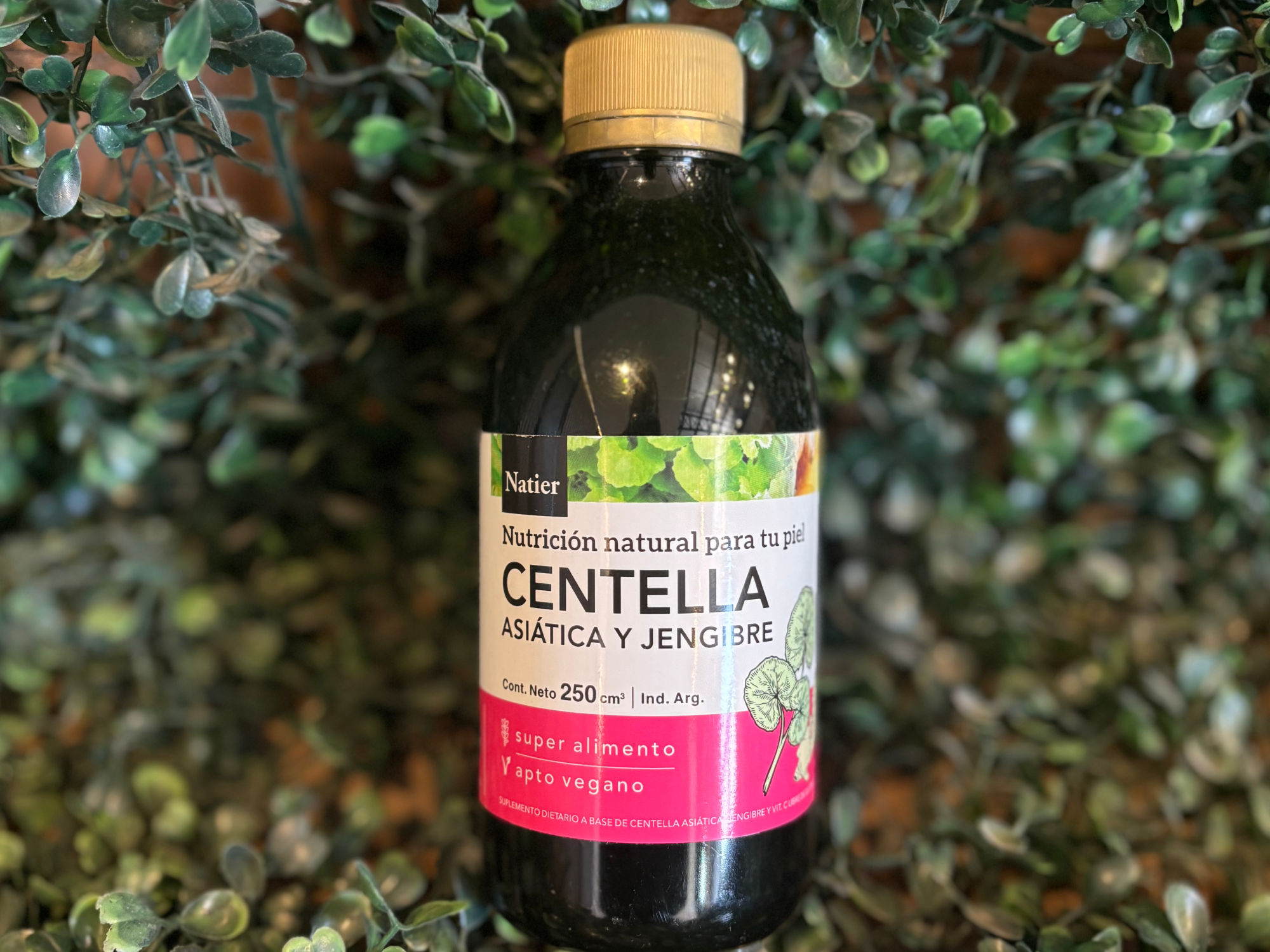 Jugo de Centella Asiática + Jengibre x 250 ml Natier