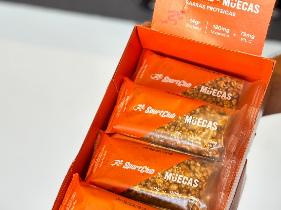 Barra Proteica de cereales, SportClub x 45 gr - Müecas