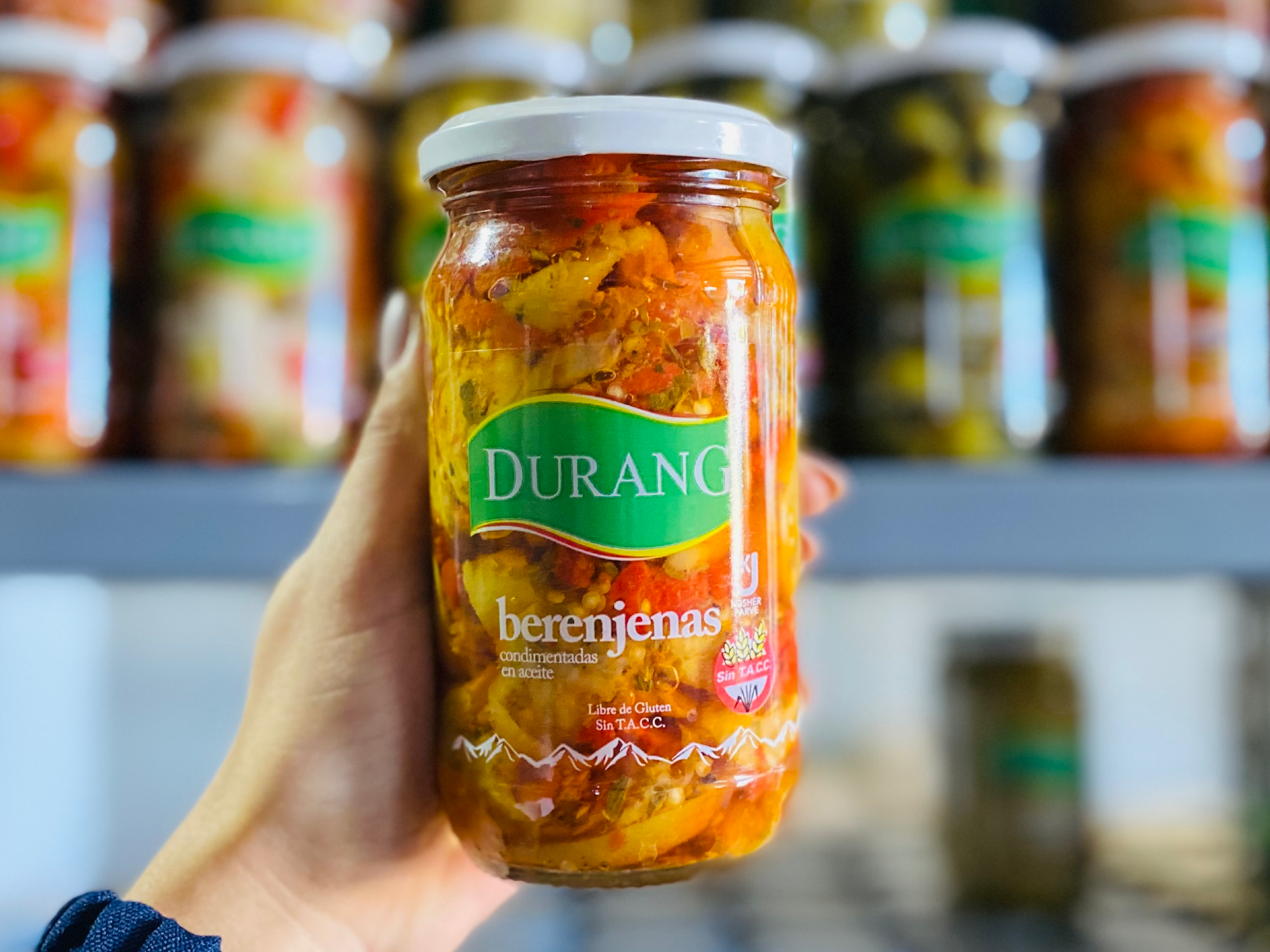 Berenjenas condimentadas en aceite x 330 gr