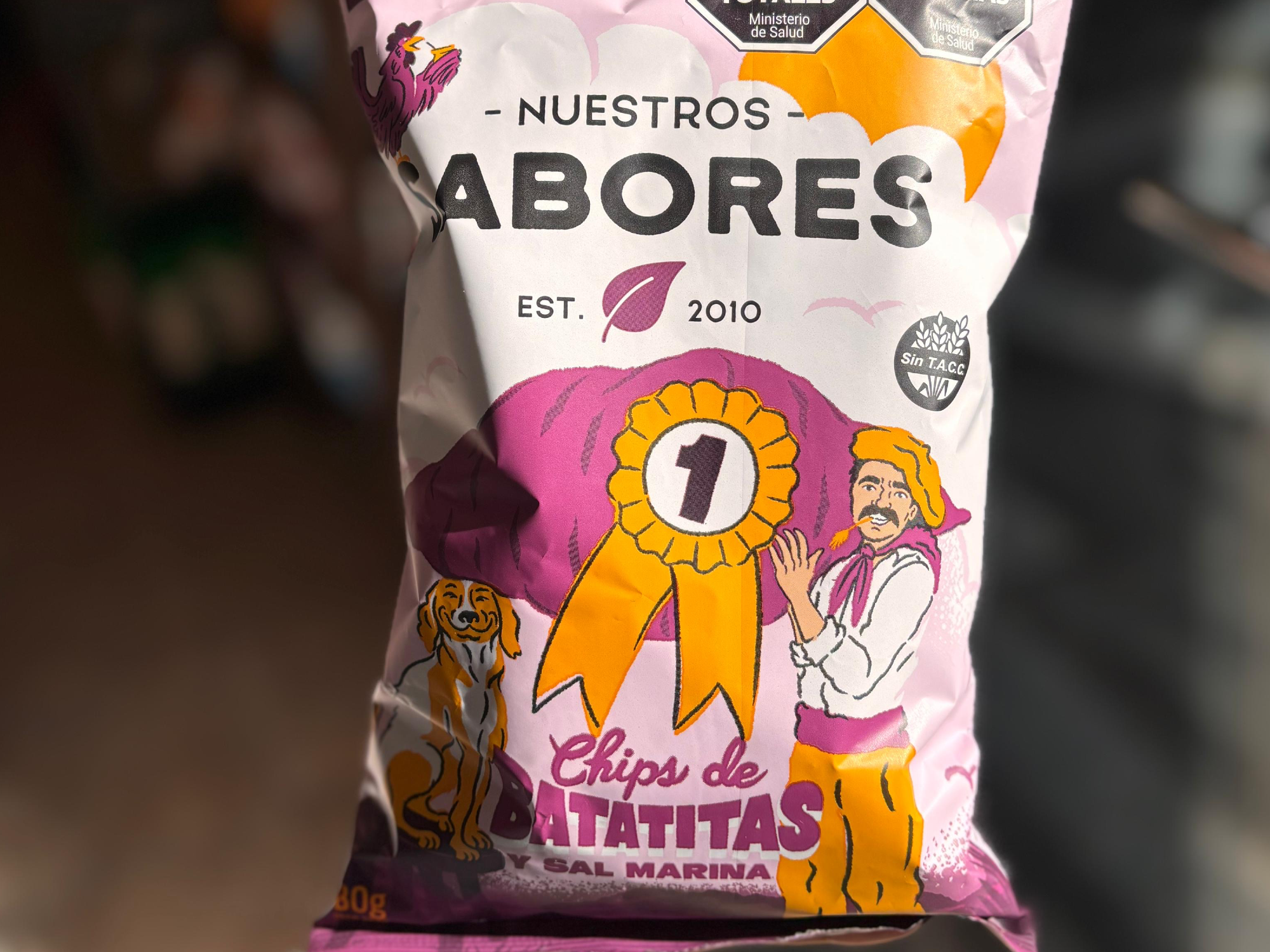 Batatitas y sal marina x 80 gr - Nuestros Sabores