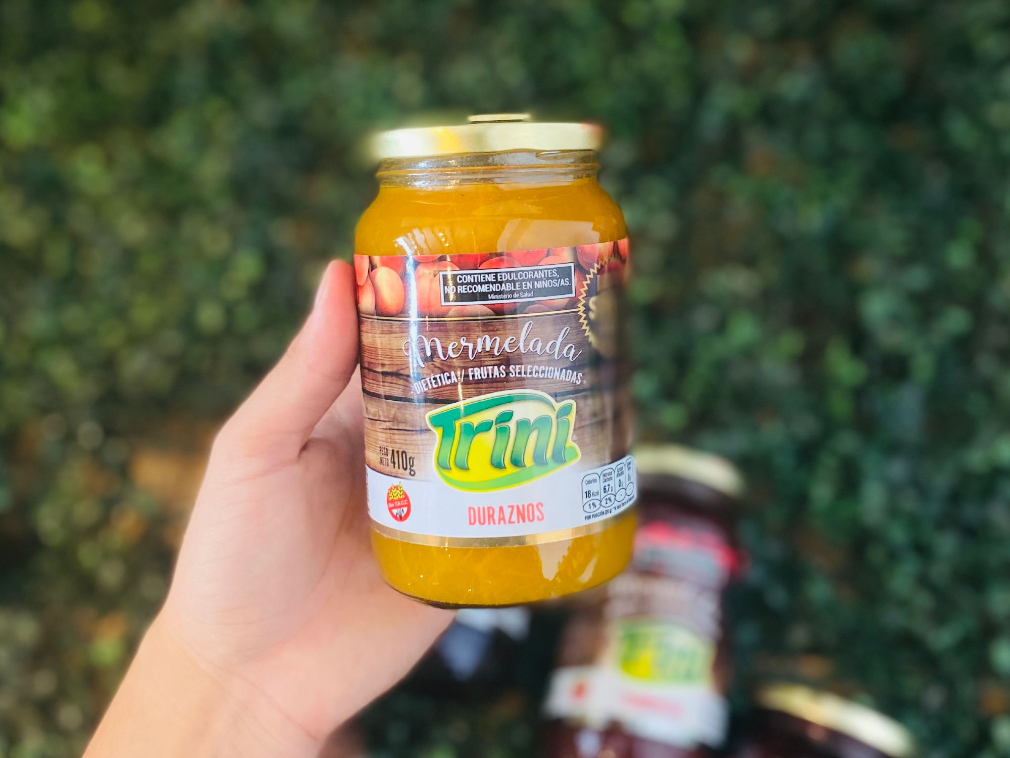 Mermelada con stevia x 410 gr"Trini"