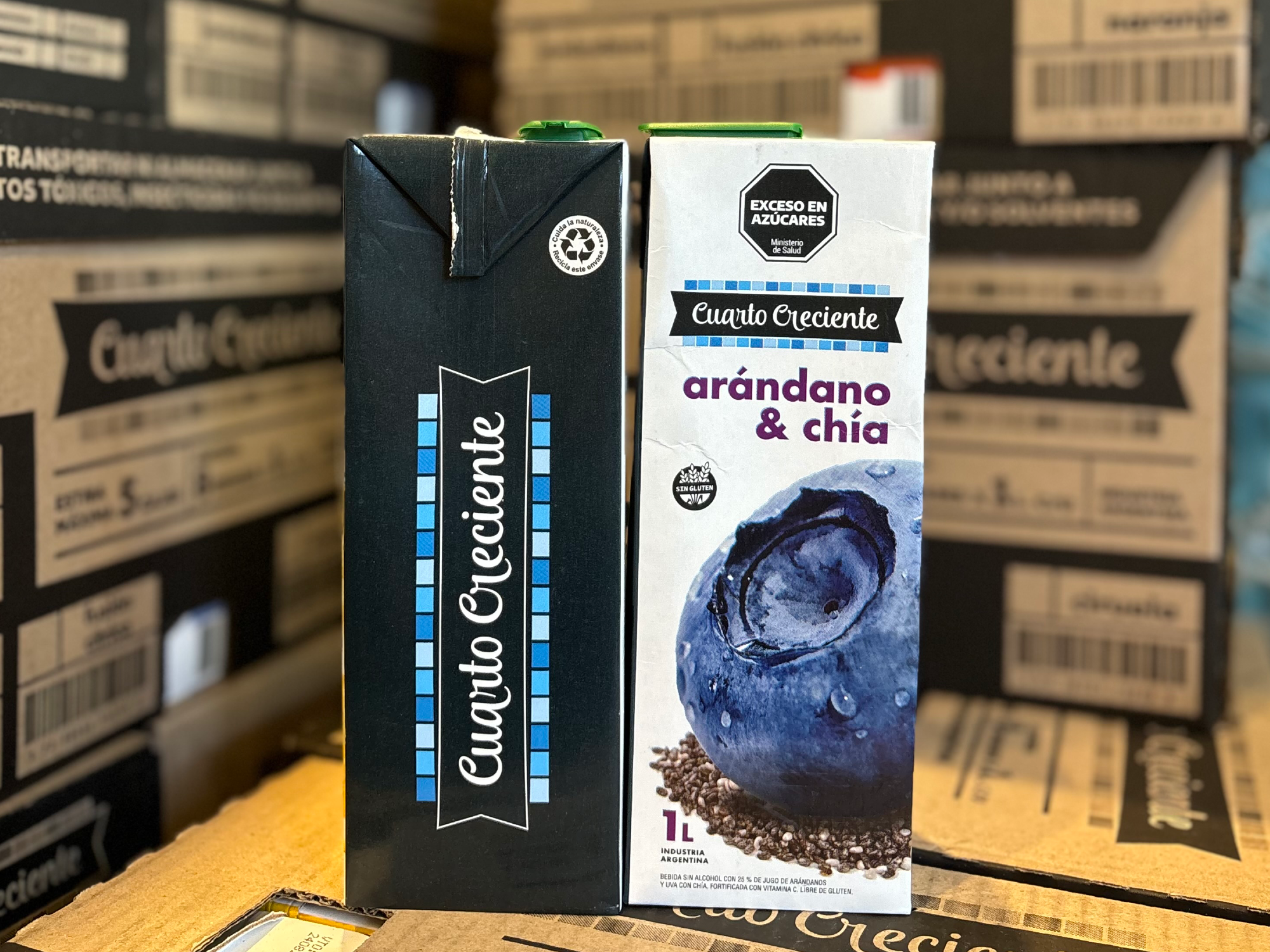 Jugo Tetra pack x 1 lt "Cuarto creciente"