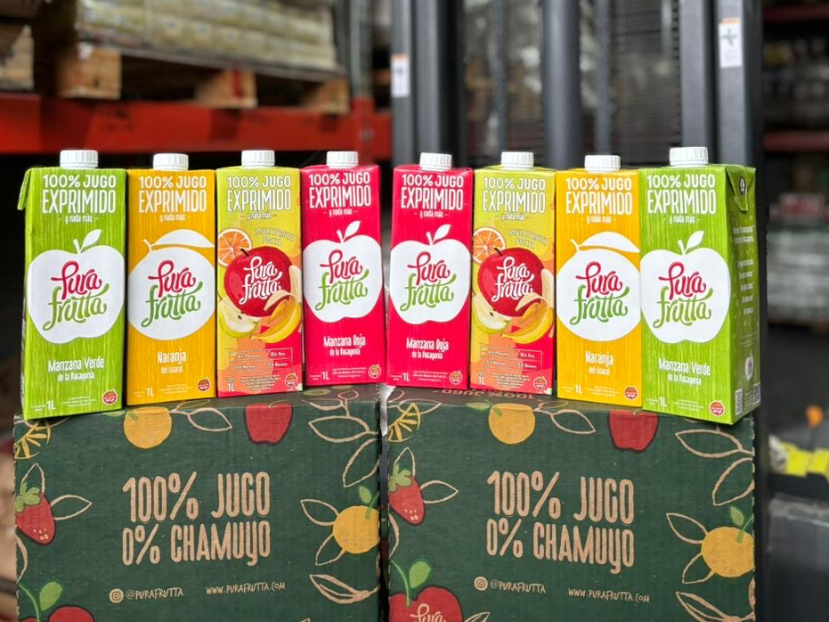 Jugo 100% Exprimido "Pura Frutta" x 1 lt.
