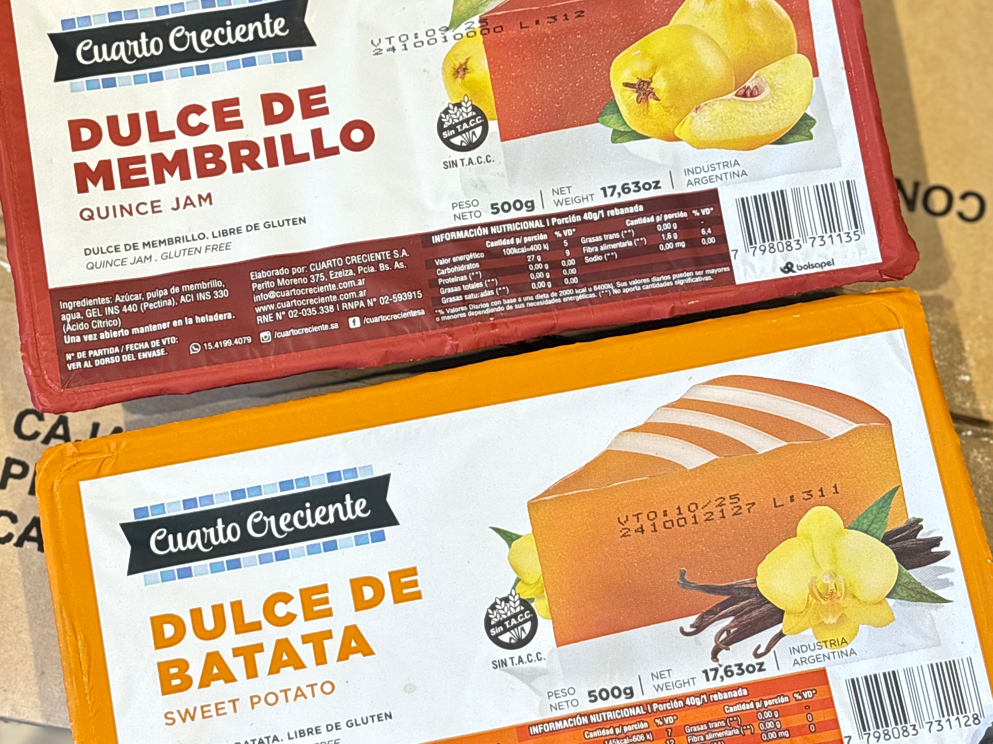 Dulce sólido "Cuarto Creciente" DIET x 400 gr