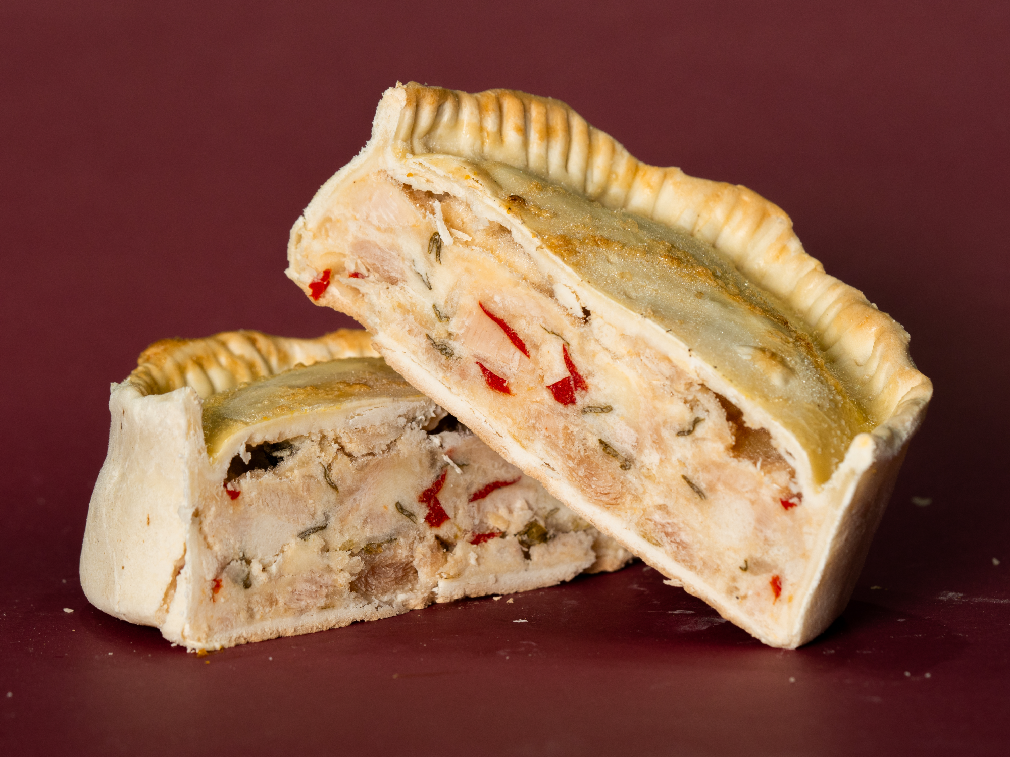 Tarta de suprema de pollo grande