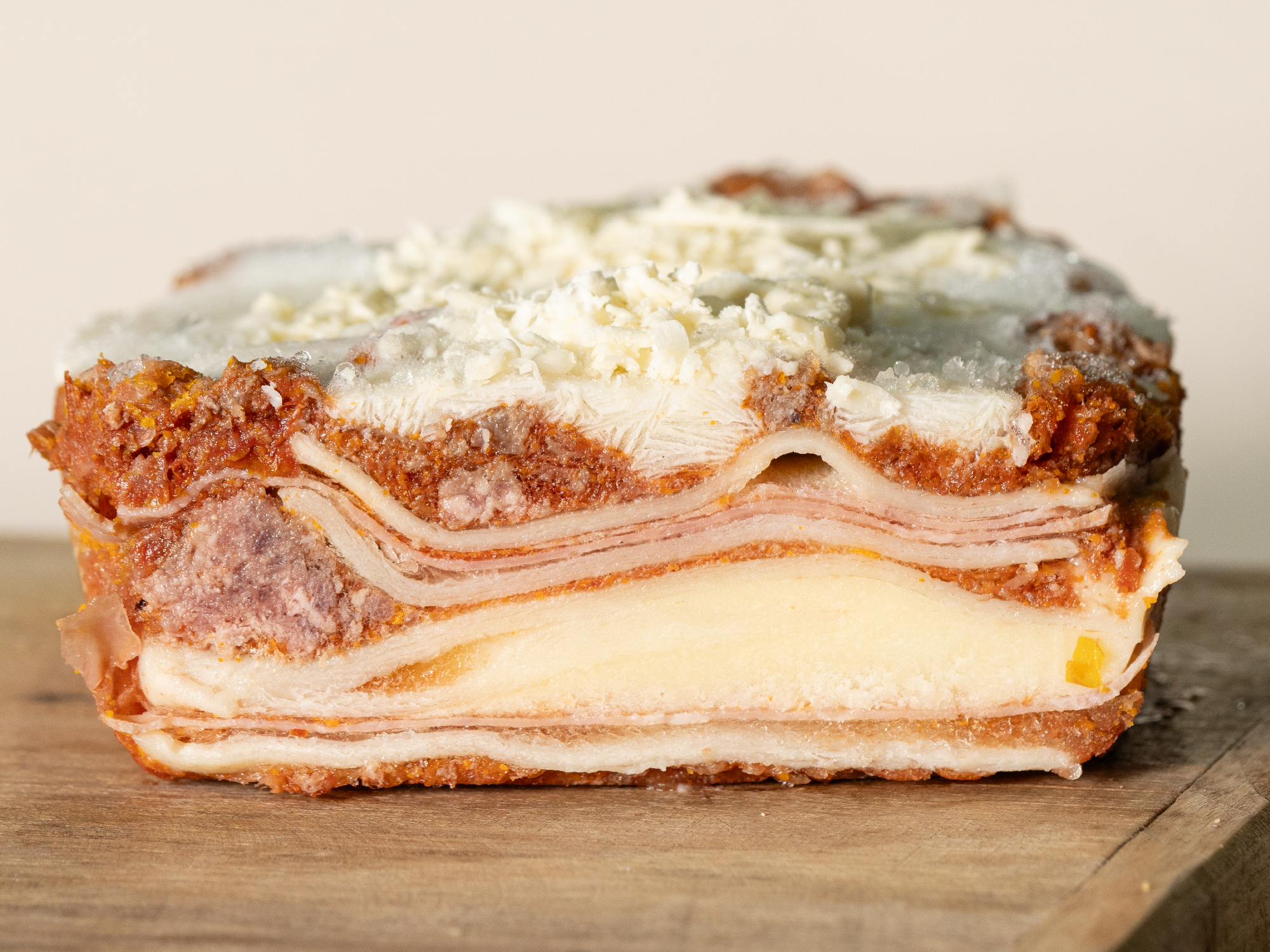 Lasagna de jamon y queso x2