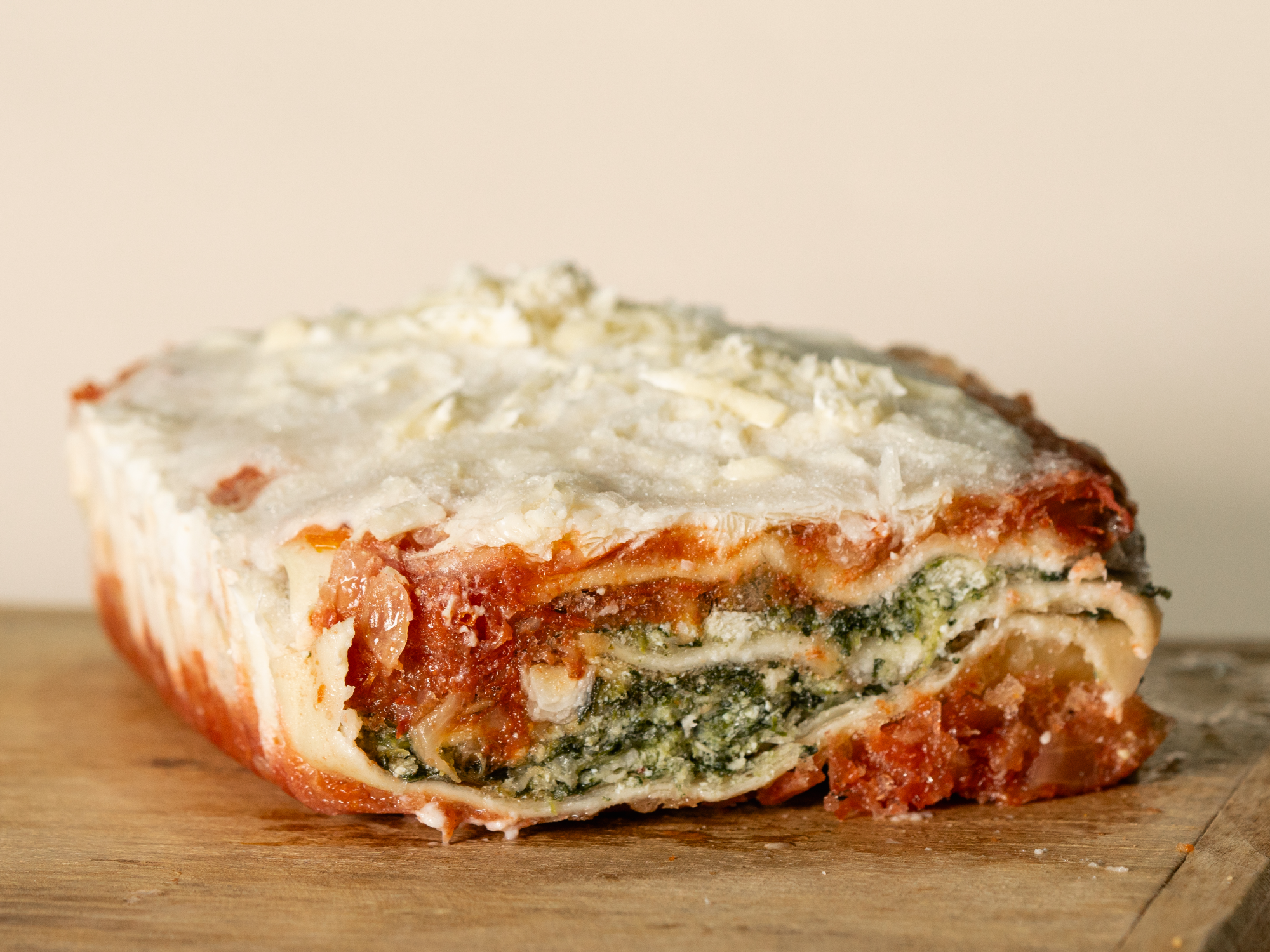 Lasagna de espinaca y ricota x2