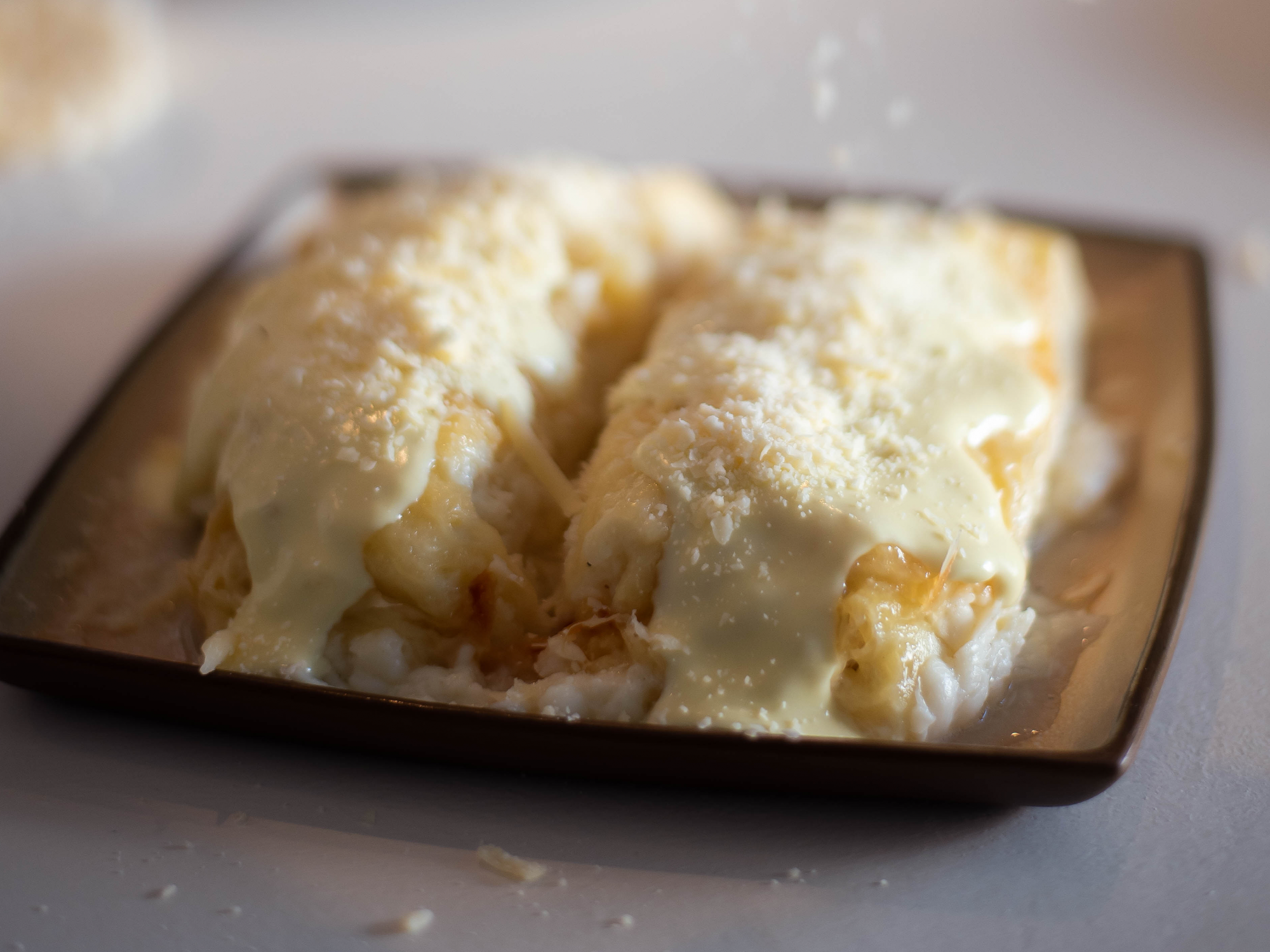 Canelones pollo y choclo