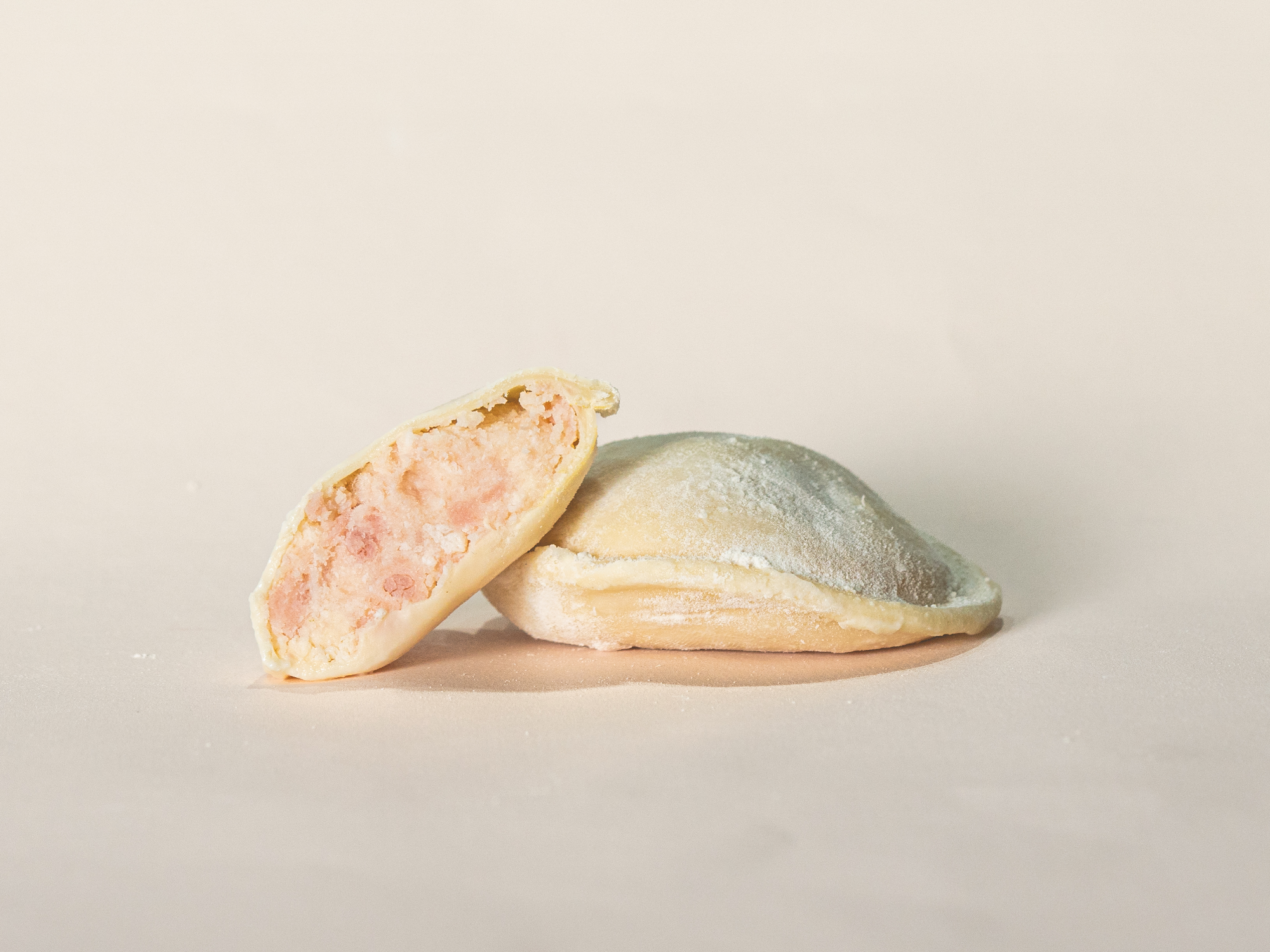 Sorrentinos de ricota, jamón y queso