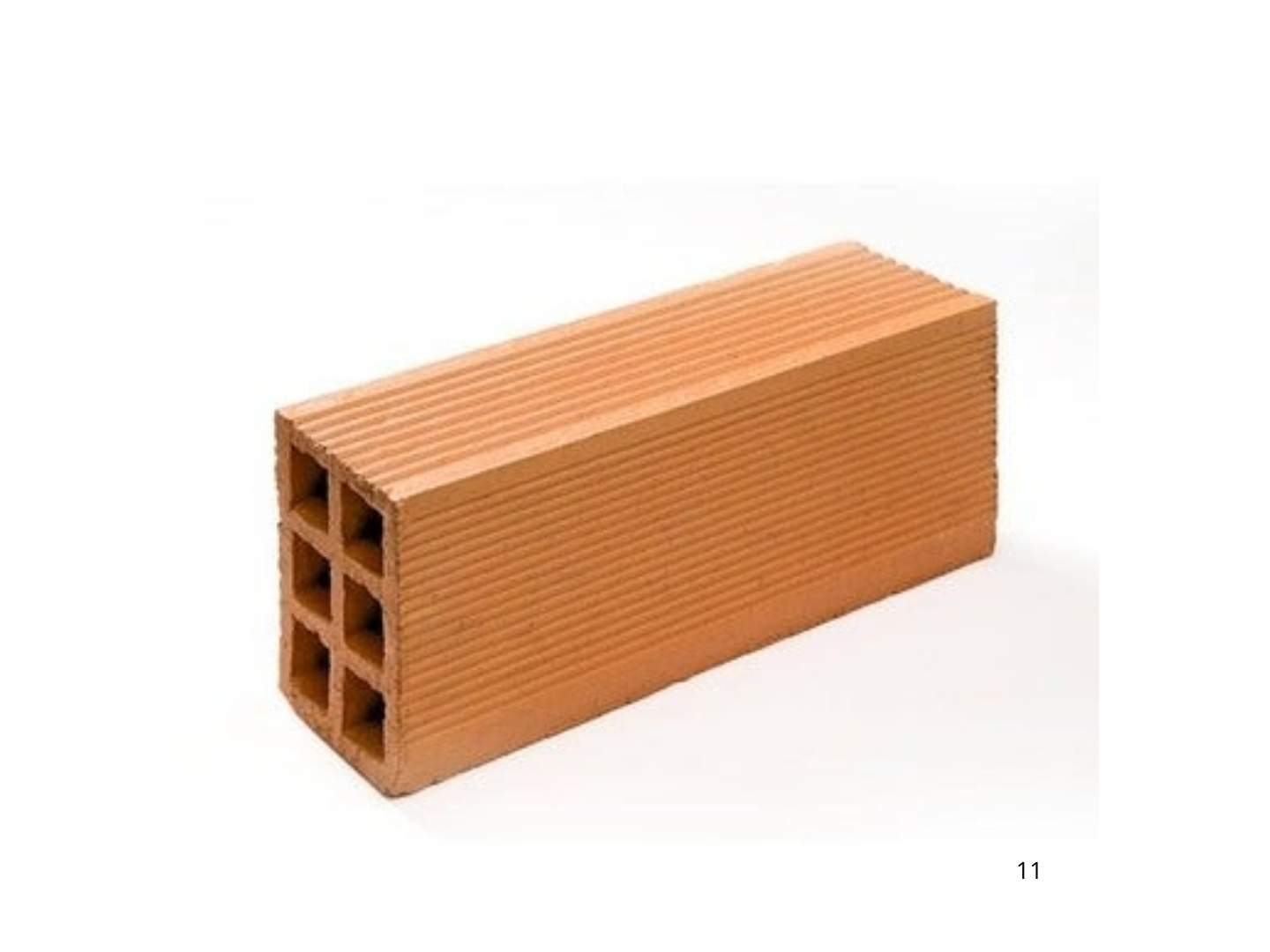 Ladrillo hueco 12x18x33