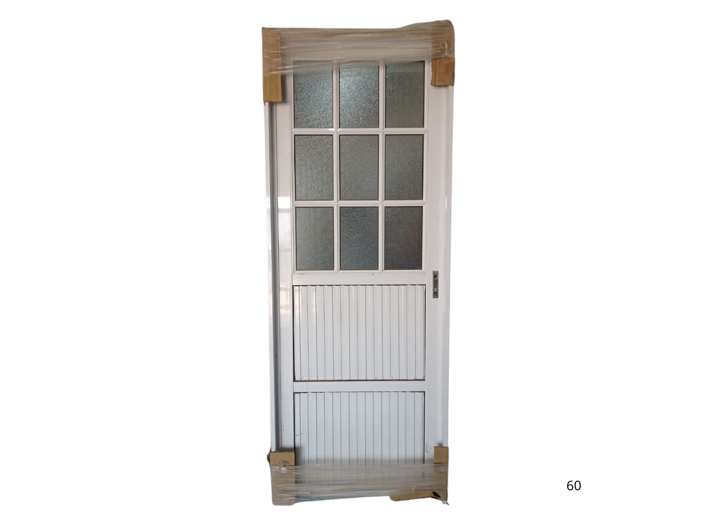 Puerta de aluminio 9 vidrios