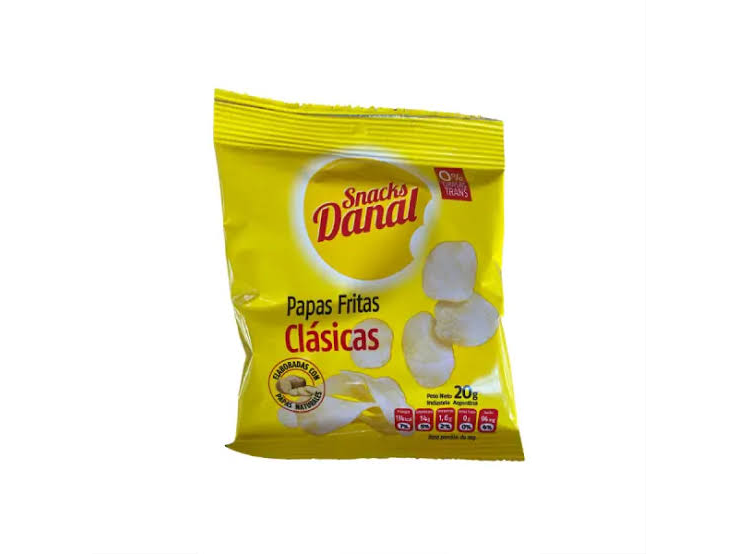 Pack x 5 Papas fritas Danal x 20 Gr.