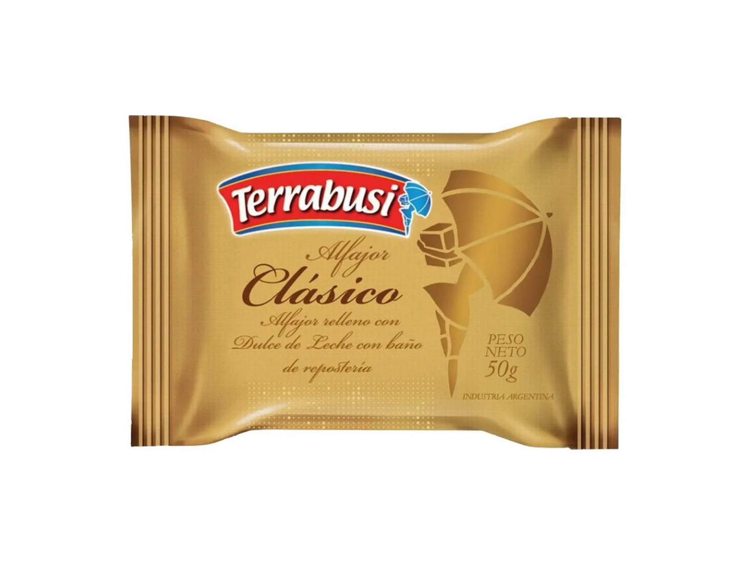 Alfajor Terrabusi negro x 5 unidades