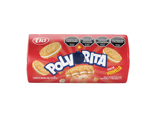 Pack x 10 Galletitas Polvoritas Vainilla x 81 Gr.