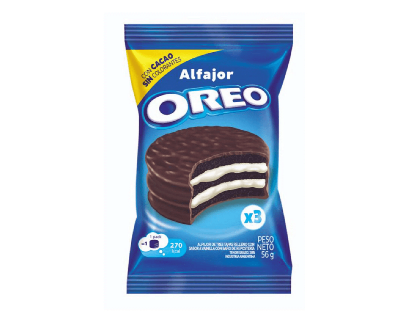 Alfajor Oreo x 5 Unidades