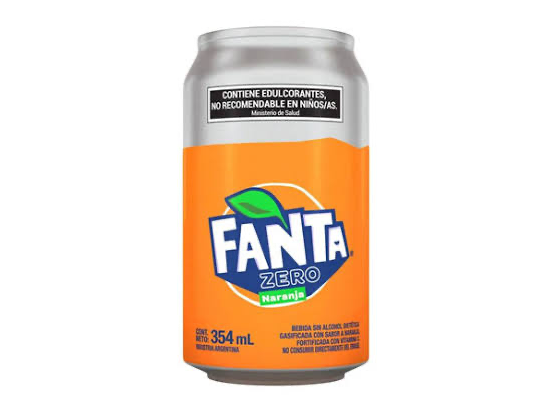Lata fanta zero 354ml