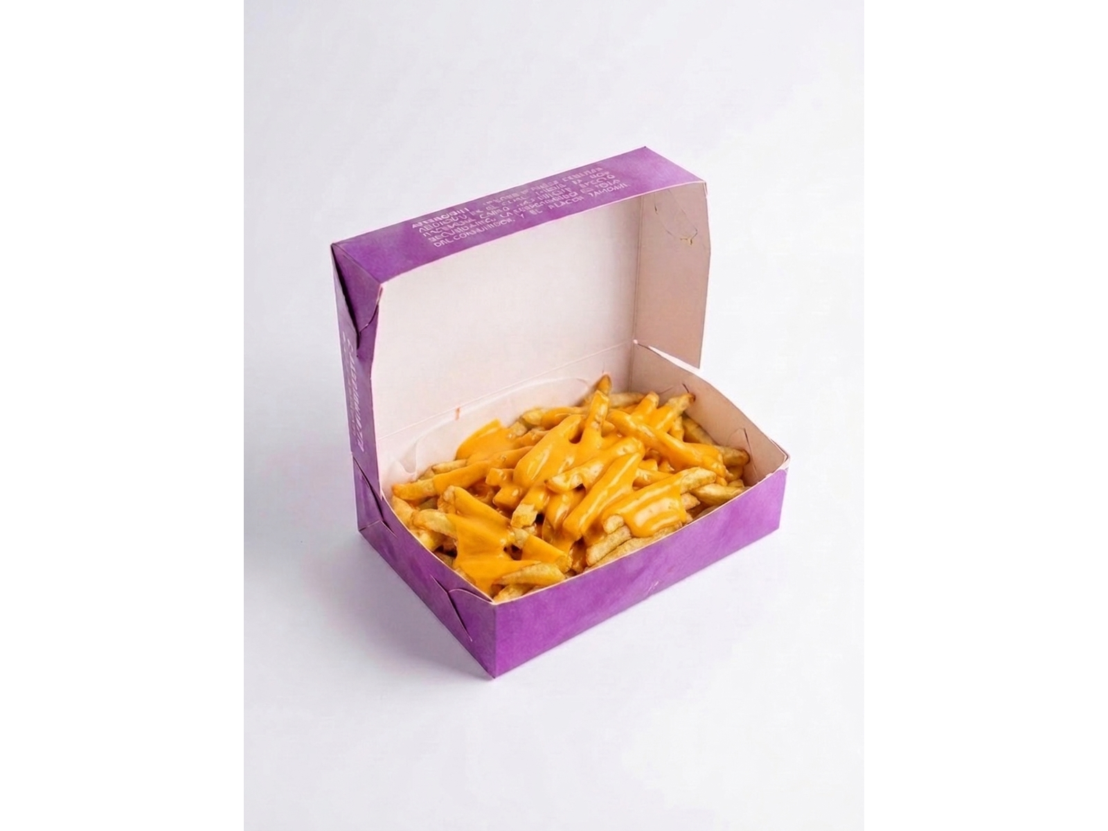 Papas con cheddar
