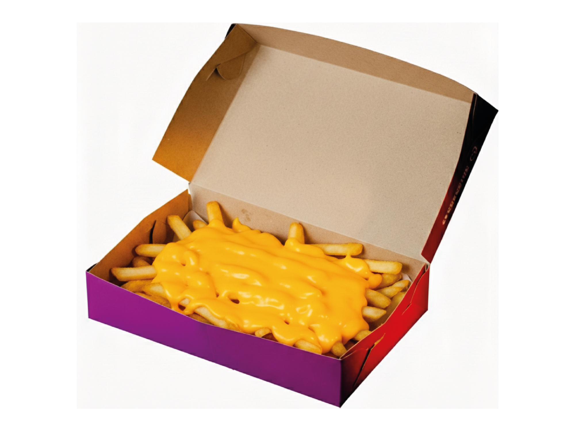 Papas con cheddar