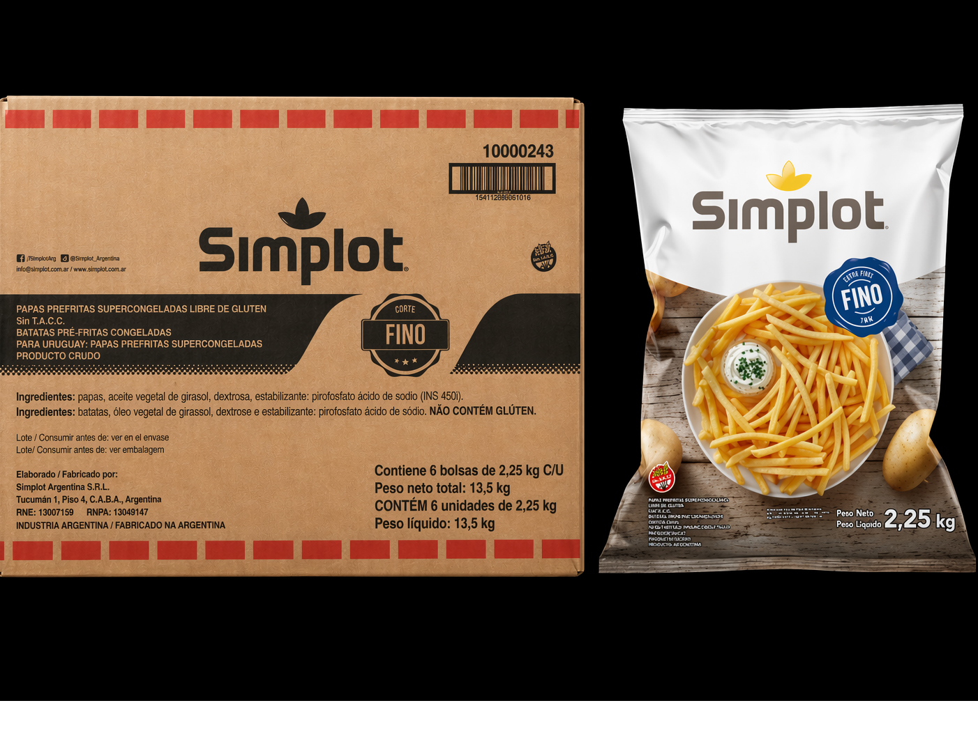 Simplot Corte Fino