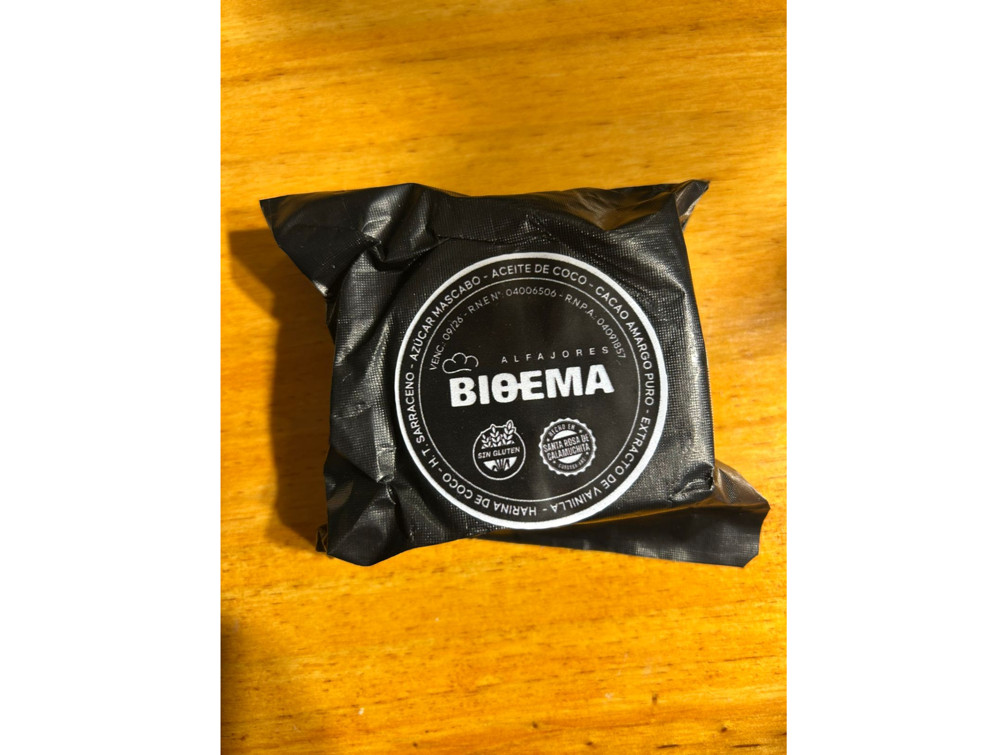 Alfajor Chocolate SIN TACC