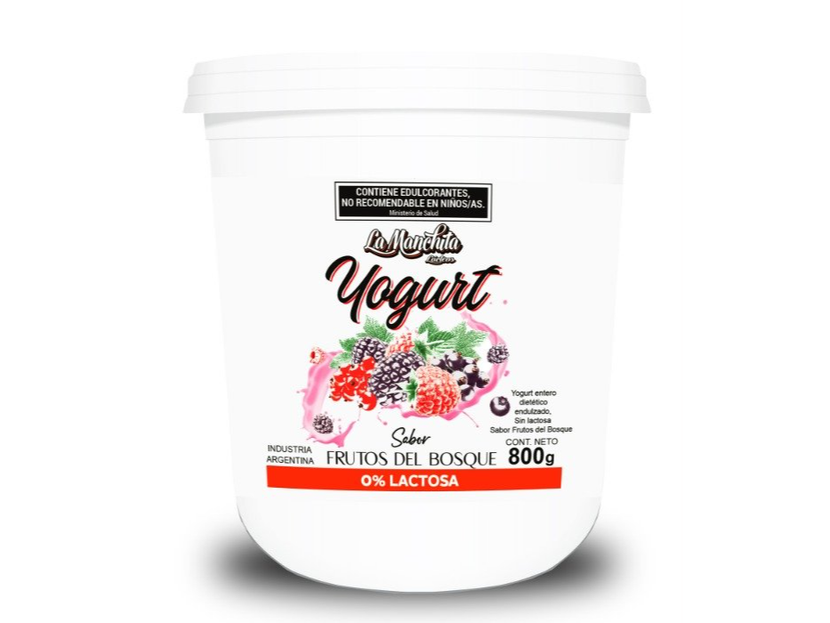 Yogurt  La Manchita Frutos del Bosque x 800g