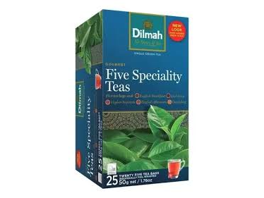 Té Dilmah Gourmet Five Specialities x 25 unid