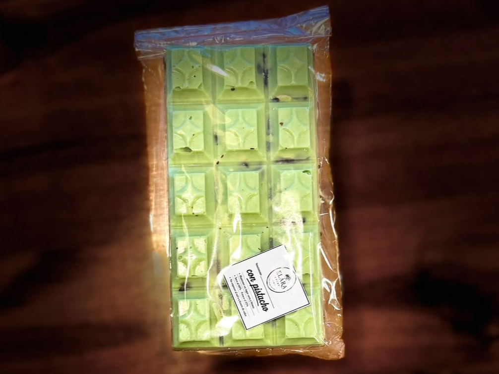 Chocolate Blanco con Pistacho