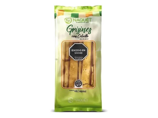 Grisines con cebolla sin tacc