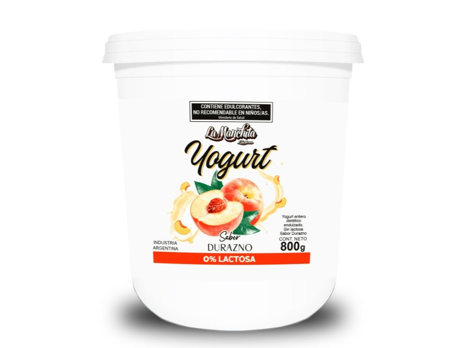 Yogurt La Manchita Durazno x 800g