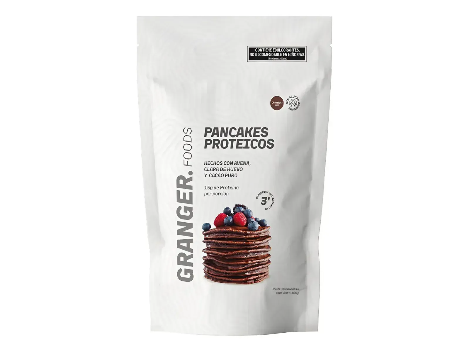 PANCAKE PROTEICO CHOCOLATE X 400GR