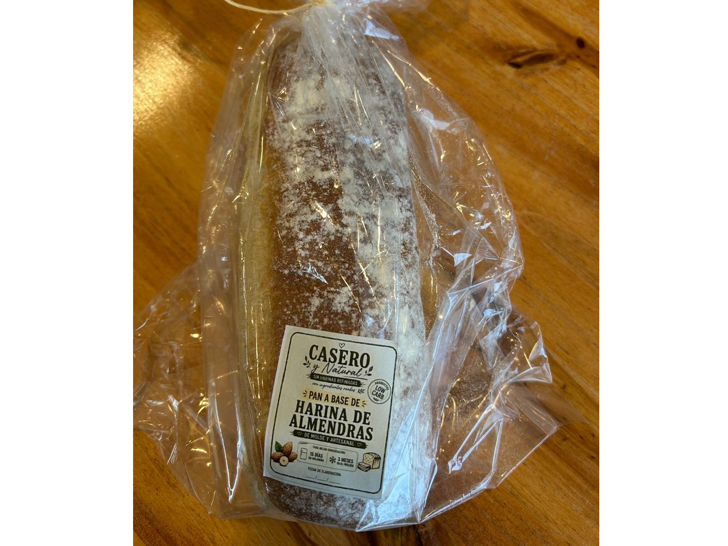 Pan con Harina Base de Almendras