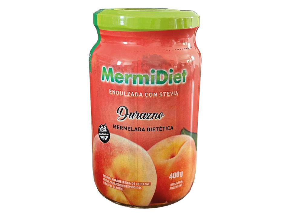 Mermelada de Durazno con Stevia Mermidiet