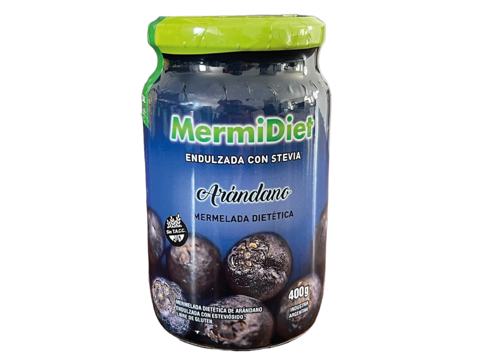 Mermelada de Arándanos con Stevia Mermidiet