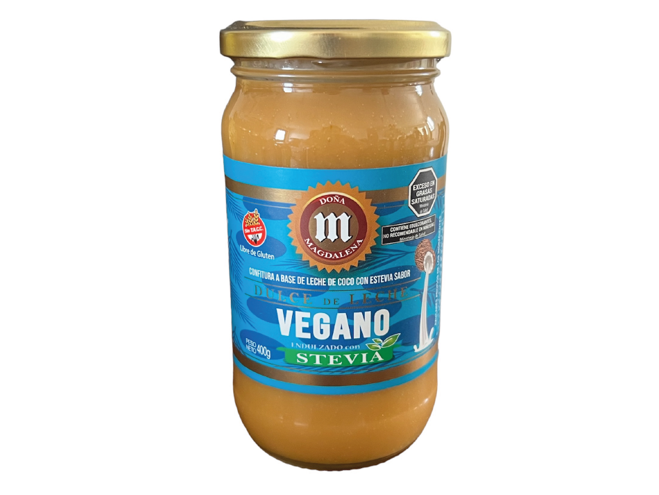 Dulce de Leche de coco Vegano  Sin Azúcar Doña Magdalena