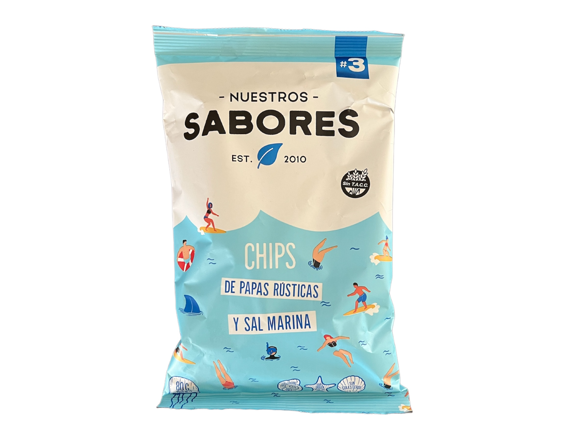 Chips de Papas con Sal Marina Nuestros Sabores