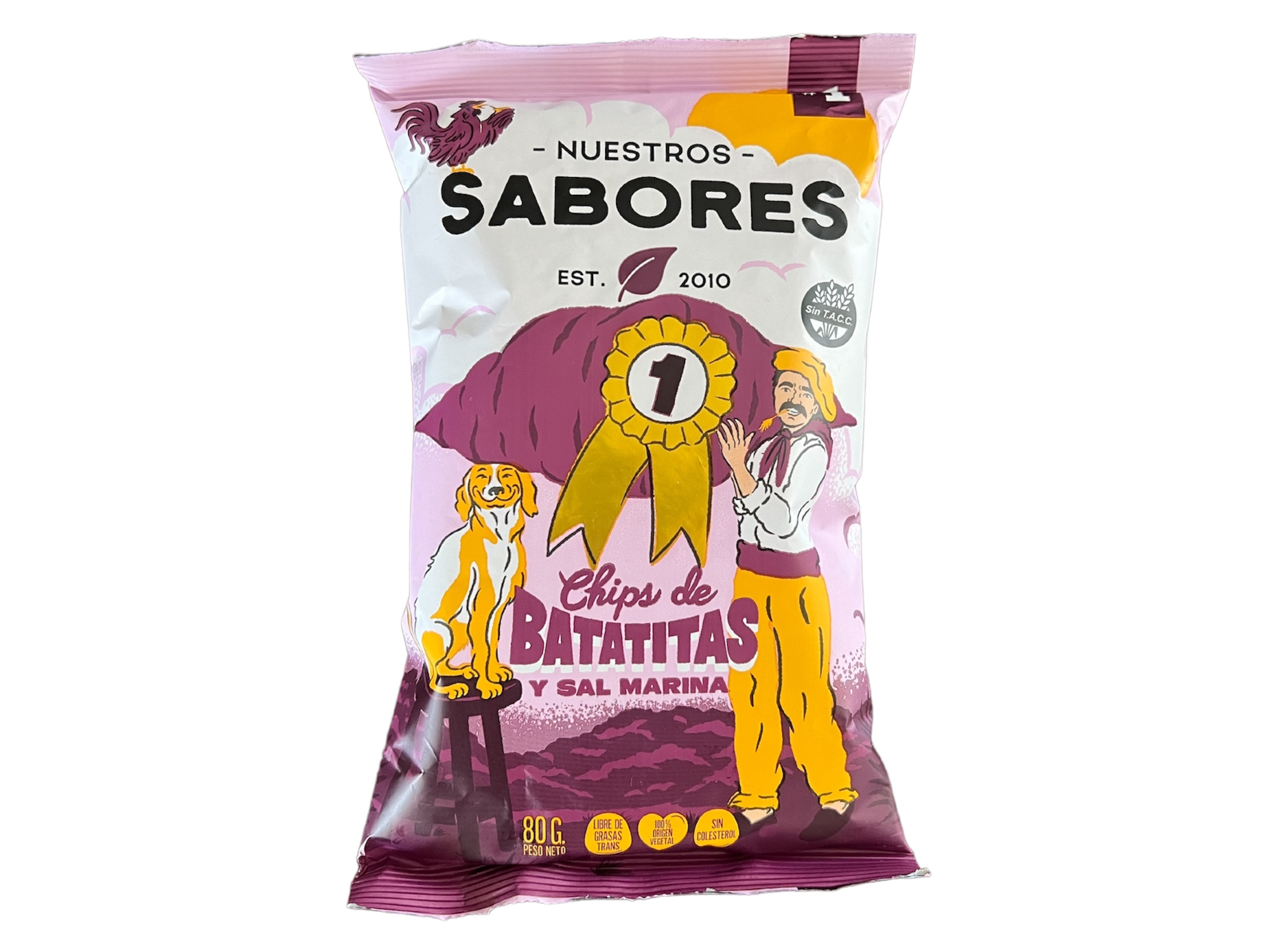 Chips de Batatas con Sal Marina Nuestros Sabores