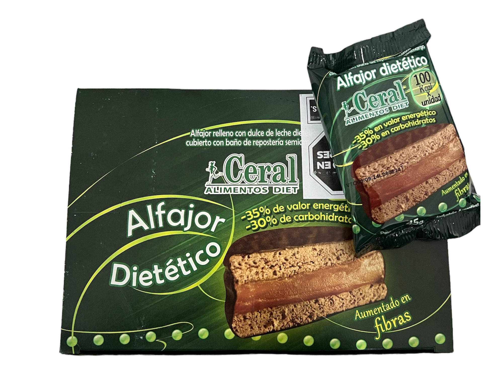 Alfajor Dietético de Dulce de Leche Ceral