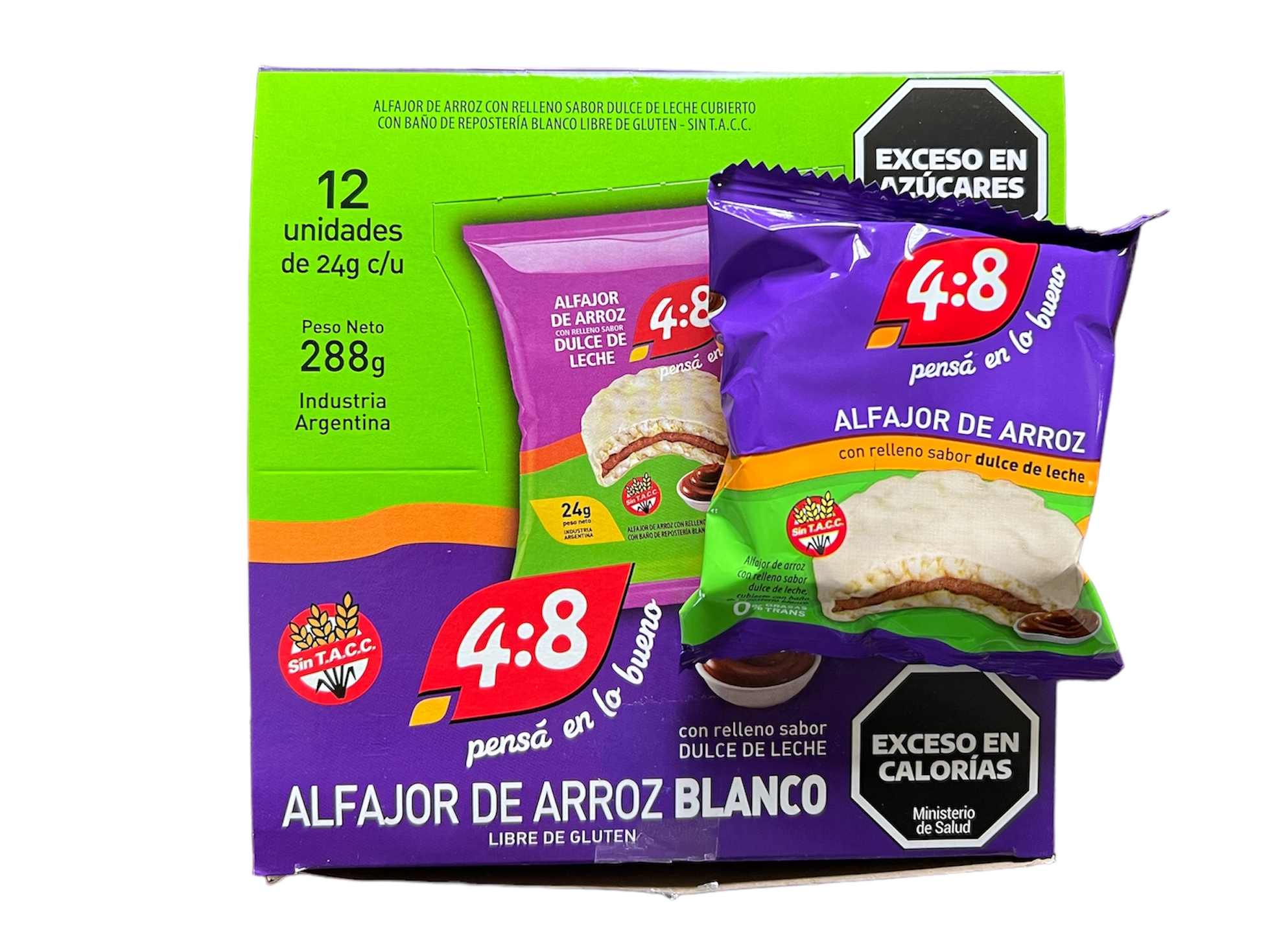 Alfajor de Arroz Blanco 4:8