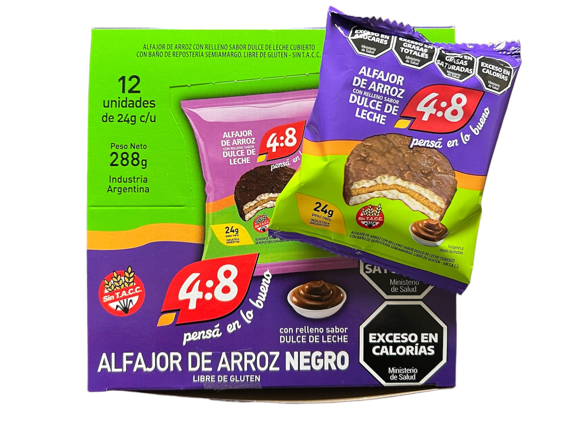 Alfajor de Arroz Negro 4:8